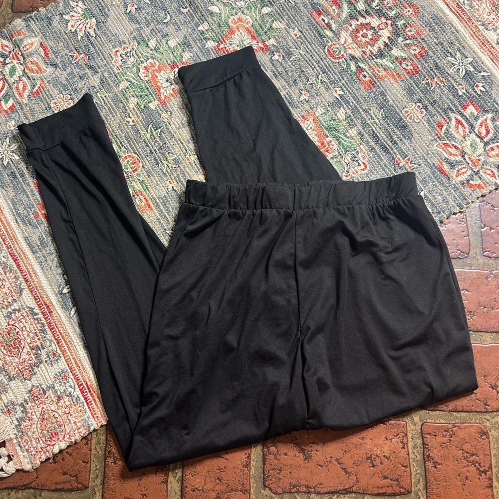 Bobbie Brooks Black Stretch Pants Joggers